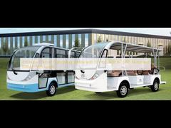 4-8 ที่นั่งรถไฟฟ้าท่องเที่ยวด้วย 72V 4-7.5KW AC DPD มอเตอร์และความเร็วสูงสุด 30KM/h